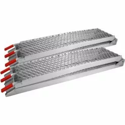 WILTEC 2x Rampe De Chargement Moto ATV Pliable Aluminium Rail D'accès 226cm 680kg -Wiltec Boutique 1507946 3