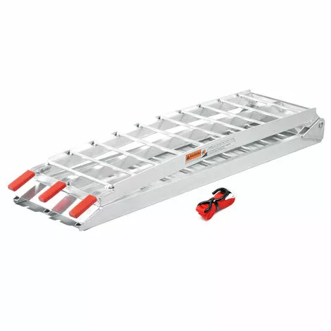 WILTEC Rampe De Chargement Pliable Aluminium VTT Quad Rampe D’accès 226cm Jusqu'à 680kg 3 WILTEC Rampe De Chargement Pliable Aluminium VTT Quad Rampe D’accès 226cm Jusqu'à 680kg
