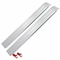 WILTEC 2x Rampe De Chargement Moto ATV Quad Aluminium Rail D'accès 160cm Longueur Jusquà 540kg