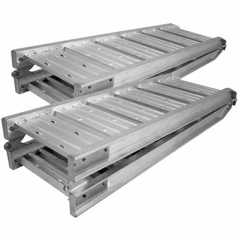 WILTEC 2x Rampe De Chargement Moto ATV Quad Pliable Aluminium Rail Collision 182cm 400kg 4 WILTEC 2x Rampe De Chargement Moto ATV Quad Pliable Aluminium Rail Collision 182cm 400kg – Image 2