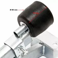 WILTEC Porte-bateau Avec Rouleaux De Quille Jusqu’à 500 Kg Aide à La Manoeuvre Embarcation Chargement -Wiltec Boutique 1515563 3