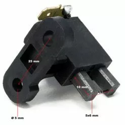 WILTEC Pièce De Rechange Pour Générateur De Courant Porte-balai Avec Balais De Charbon Pour 3 Phases 400 V -Wiltec Boutique 1517947 3