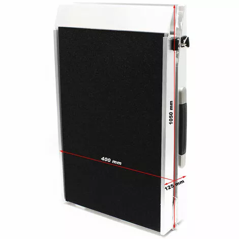 WILTEC Rampe D'accès Pour Chiens Rampe Pour Animaux 1x Pliable Alu Surface Antidérapante 214 X 38 Cm 115kg 5 WILTEC Rampe D'accès Pour Chiens Rampe Pour Animaux 1x Pliable Alu Surface Antidérapante 214 X 38 Cm 115kg – Image 3