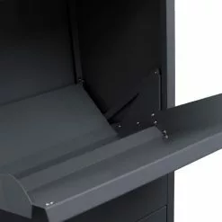 WILTEC Boîte à Colis Verrouillable Boîte Aux Lettres Sur Pieds Anthracite Colis S Et L Usage Domestique -Wiltec Boutique 15359663 5