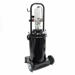 WILTEC Pompe à Graisse Professionnelle Pneumatique Réservoir 12l Pistolet De Graissage Mobile Lubrification -Wiltec Boutique 15373763 5