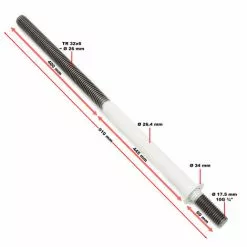 WILTEC Pièce De Rechange Broche Pour Presse à Fruits 30L Pressoir à Cliquet Vin Moût -Wiltec Boutique 15383120 2