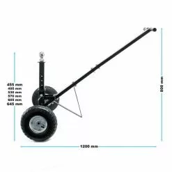 WILTEC Déplace Caravane Remorque Vans Charge 270 Kg Max. Avec Boule D’attelage Réglable Aide à La Manœuvre -Wiltec Boutique 15566661 3
