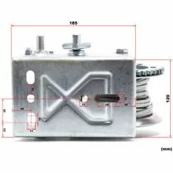 WILTEC Treuil à Câble Manuel De Halage Charge Max. 900kg 10m Rapport De Transmision 4.1 8:1 Bateau Auto -Wiltec Boutique 1585698 5
