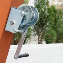 WILTEC Treuil à Câble Manuel De Halage Charge Max. 1100kg 8m Rapport De Transmision 4.1 8:1 Bateau Auto -Wiltec Boutique 1585709 2