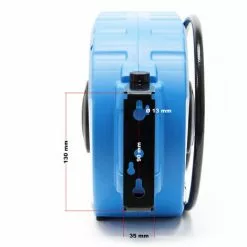 WILTEC Enrouleur Automatique Tuyau à Air Comprimé 10m+1m Support Mural Pivotable 180° Dévidoir Pneumatique -Wiltec Boutique 15897133 5