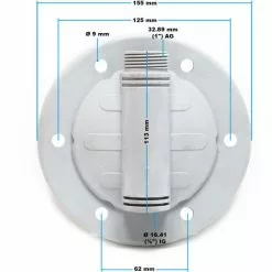 WILTEC Bride 2 Voies Réservoir à Vessie Pc. De Rechange Réseau Eau Domestique 24-100L Filetage Mâle Femelle -Wiltec Boutique 16058212 4
