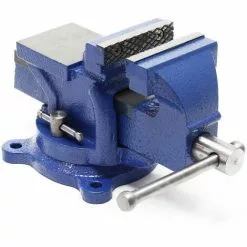 WILTEC Étau D’atelier Heavy Duty 75 Mm Mâchoire De Serrage & Enclume Pour Contrainte Importante Établi