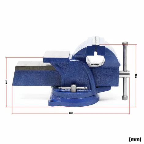 WILTEC Étau D’atelier Heavy Duty Mâchoire De Serrage 200 Mm & Enclume Pour Contrainte Importante Établi 4 WILTEC Étau D’atelier Heavy Duty Mâchoire De Serrage 200 Mm & Enclume Pour Contrainte Importante Établi – Image 2