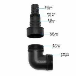 WILTEC Pompe Eaux Usées De 7000l/h 400W Hauteur De Refoulement 7,5m Particules Jusqu'à Ø5mm Pompe Drainage -Wiltec Boutique 16296574 5