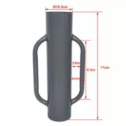 WILTEC Pilon Pour Piquet Poteau De Clôture Ø165mm 16kg Acier Robuste Martelage Précis Enfonce-pieux 9 WILTEC Pilon Pour Piquet Poteau De Clôture Ø165mm 16kg Acier Robuste Martelage Précis Enfonce-pieux -Wiltec Boutique 16296601 4