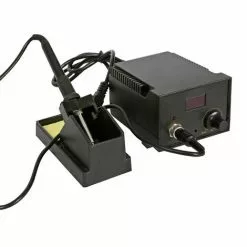 WILTEC Station De Soudage 220V / 40W Max. 480°C Fer à Souder Station De Dessoudage Affichage LCD Réglable
