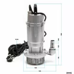 WILTEC Pompe Pour Eaux Usées 370W Pompe-cave Pompe Submersible Débit 1.500 L/h Avec Tuyau 20m Évacuation 9 WILTEC Pompe Pour Eaux Usées 370W Pompe-cave Pompe Submersible Débit 1.500 L/h Avec Tuyau 20m Évacuation -Wiltec Boutique 16607009 3