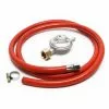 WILTEC Kit Raccordement De Gaz Tuyau 1,5 M Pressostat 28 Mbar Pression Constante Bouteille De Gaz Espagnole