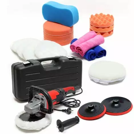 WILTEC Machine à Polir Meuleuse Set 26 Pcs. 1500 W 3000 T/min Max. Polisseuse 6 Niveaux Rectifieuse 3 WILTEC Machine à Polir Meuleuse Set 26 Pcs. 1500 W 3000 T/min Max. Polisseuse 6 Niveaux Rectifieuse