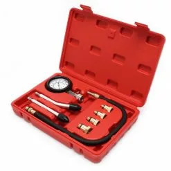 WILTEC Testeur De Compression Pour Voiture/ Poids Lourd Moteurs à Essence, 0-21 Bars 9-Pièces Kit -Wiltec Boutique 1708324 2