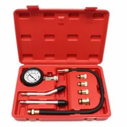WILTEC Testeur De Compression Pour Voiture/ Poids Lourd Moteurs à Essence, 0-21 Bars 9-Pièces Kit -Wiltec Boutique 1708324 3