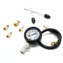 WILTEC Testeur De Compression Pour Voiture/ Poids Lourd Moteurs à Essence, 0-21 Bars 9-Pièces Kit -Wiltec Boutique 1708324 5