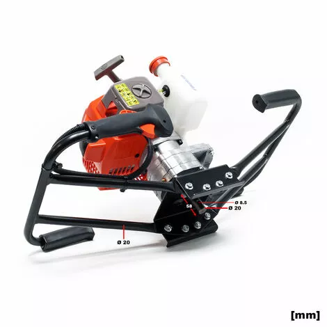 WILTEC Tarière Thermique Essence 3 CV 2,2kW 63cc Usage Pour 2 Personnes Perceuse Sol Foreuse à Moteur 5 WILTEC Tarière Thermique Essence 3 CV 2,2kW 63cc Usage Pour 2 Personnes Perceuse Sol Foreuse à Moteur – Image 3