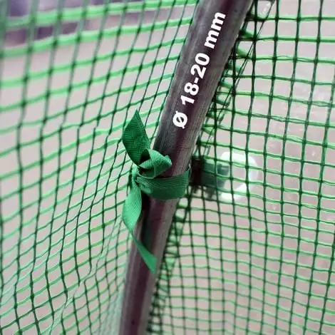 WILTEC Serre De Jardin Tunnel 300×200x200cm Châssis Avec Glissière Fermeture Éclair Et Fenêtres Platebande 6 WILTEC Serre De Jardin Tunnel 300×200x200cm Châssis Avec Glissière Fermeture Éclair Et Fenêtres Platebande – Image 4