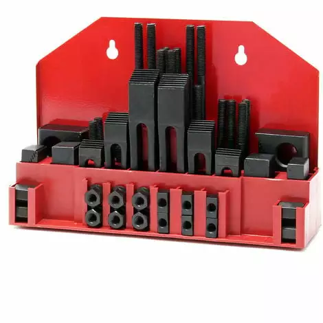 WILTEC Set 58 Éléments De Serrage Largeur De Rainure En T 14 Mm Filetage M12 Coffret De Rangement Bride 4 WILTEC Set 58 Éléments De Serrage Largeur De Rainure En T 14 Mm Filetage M12 Coffret De Rangement Bride – Image 2