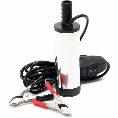 WILTEC Mini Pompe De 12 L/min Pour L'eau Et Le Gazole à 8700 Tr/pm Vidange De Liquide Extraction Drainage 3 WILTEC Mini Pompe De 12 L/min Pour L'eau Et Le Gazole à 8700 Tr/pm Vidange De Liquide Extraction Drainage