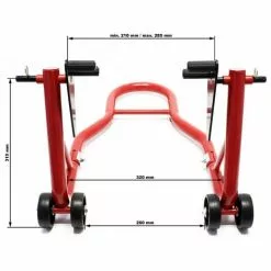 WILTEC Béquille D'atelier Pour Moto Avant 450kg Support Roue élévateur Levage Stand Range Lift Fourche 10 WILTEC Béquille D'atelier Pour Moto Avant 450kg Support Roue élévateur Levage Stand Range Lift Fourche -Wiltec Boutique 1768163 4