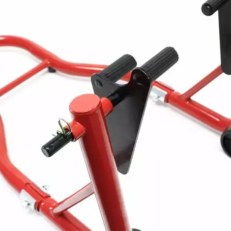 WILTEC Béquille D'atelier Pour Moto Avant 450kg Support Roue élévateur Levage Stand Range Lift Fourche 7 WILTEC Béquille D'atelier Pour Moto Avant 450kg Support Roue élévateur Levage Stand Range Lift Fourche – Image 5
