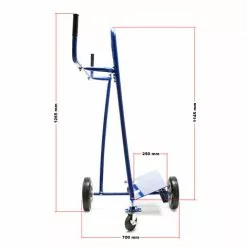 WILTEC Chariot Porte-panneaux 340 kg Max. 4 Roues Transport Plaques Larges Planches Manutention Atelier -Wiltec Boutique 17796396 3