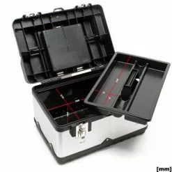 WILTEC Boite à Outils 38x27x25cm Acier Fin Cadre En Plastique Porte-outils Mallette Avec Poignée 10 WILTEC Boite à Outils 38x27x25cm Acier Fin Cadre En Plastique Porte-outils Mallette Avec Poignée -Wiltec Boutique 17854204 4