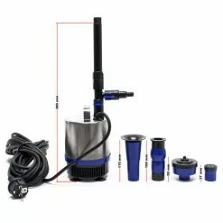 WILTEC Pompe De Fontaine En Acier Fin De 50 Watts 1750 L/h 3 Embouts Pour Différents Jets De Fontaine 10 WILTEC Pompe De Fontaine En Acier Fin De 50 Watts 1750 L/h 3 Embouts Pour Différents Jets De Fontaine -Wiltec Boutique 18020952 4
