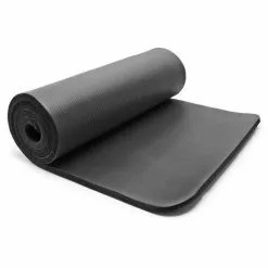WILTEC Tapis De Camping Noir 190x100x1.5cm Tapis Couchage Tapis Tente Festival Anti-dérapant Très épais