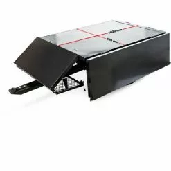 WILTEC Remorque Basculante 114x76x30cm Avec Grille Et Parois Amovibles Dispositif D'attelage Universel -Wiltec Boutique 1888150 4