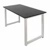 WILTEC Table De Bureau 120x60x70cm Couleur Noire MDF & Fer Pieds Ajustables Salle à Manger Ordinateur 1 WILTEC Table De Bureau 120x60x70cm Couleur Noire MDF & Fer Pieds Ajustables Salle à Manger Ordinateur -Wiltec Boutique 19767760 1