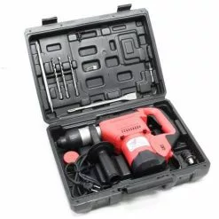 WILTEC Marteau Perforateur 1050W 3000 Tr./min 3 Foret 3 Burin Béton Acier Bois Mandrin Burinage Perçage -Wiltec Boutique 19978465 3