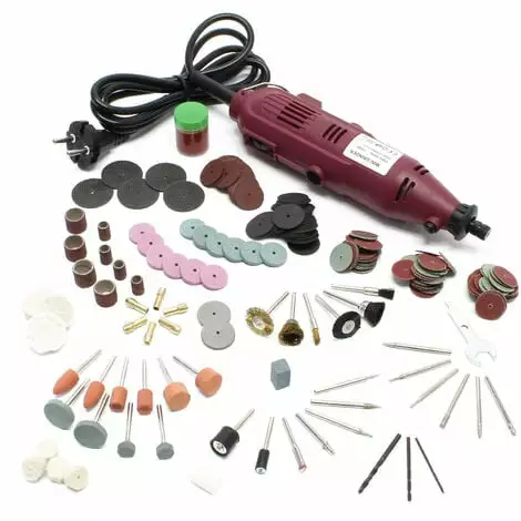 WILTEC Mini Broyeur Avec Accessoires 234 Pcs.Outil Multifonctions Meuleuse Graveuse Ponceuse 5 WILTEC Mini Broyeur Avec Accessoires 234 Pcs.Outil Multifonctions Meuleuse Graveuse Ponceuse – Image 3