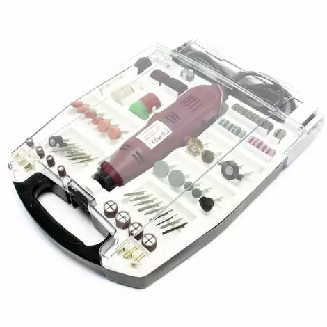 WILTEC Mini Broyeur Avec Accessoires 234 Pcs.Outil Multifonctions Meuleuse Graveuse Ponceuse 6 WILTEC Mini Broyeur Avec Accessoires 234 Pcs.Outil Multifonctions Meuleuse Graveuse Ponceuse – Image 4