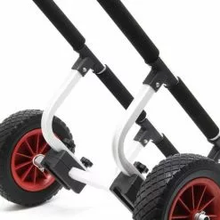 WILTEC Chariot De Transport Alu 90kg Pour Kayak Canoë Avec Grande Roue PU Ø26cm & Largeur Réglable -Wiltec Boutique 21614822 5