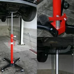 WILTEC Vérin De Fosse Pour Boîte De Vitesse Cric Transmission Hydraulique Appareil Levage Moteur 500kg Jack -Wiltec Boutique 2266359 2