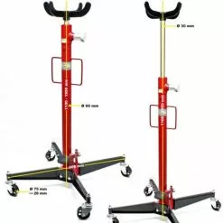 WILTEC Vérin De Fosse Pour Boîte De Vitesse Cric Transmission Hydraulique Appareil Levage Moteur 500kg Jack -Wiltec Boutique 2266359 5