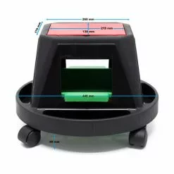 WILTEC Siège De Jardin Sur Larges Roues Charge 150kg Max. Chariot Coulissant Jardinage Repose-genoux Outil -Wiltec Boutique 22791206 3