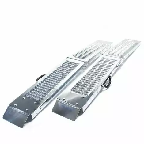 WILTEC 2x Rampe De Chargement Pliable Acier Galvanisé Moto ATV Quad Rail Collision 160x22.5cm 400kg 6 WILTEC 2x Rampe De Chargement Pliable Acier Galvanisé Moto ATV Quad Rail Collision 160x22.5cm 400kg – Image 4