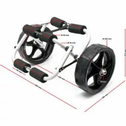 WILTEC Chariot De Transport Alu Pliable 45kg Kayak Canoë Avec Roues PU & Sangles En Nylon Fixation Sécurité 8 WILTEC Chariot De Transport Alu Pliable 45kg Kayak Canoë Avec Roues PU & Sangles En Nylon Fixation Sécurité -Wiltec Boutique 23349595 2