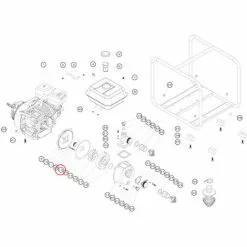 WILTEC Pièce De Rechange Joint Céramique Pièce 2 Pour 4,8kW (6,5CV) Pompe à Eau 4 Temps LIFAN 50WG -Wiltec Boutique 23570824 3