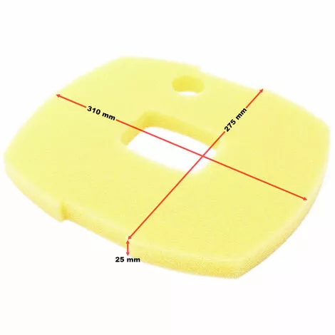 WILTEC SunSun CUF Éponge Jaune Filtration Particules Fines 310x275x25mm Pompes Bassin SunSun CUF-2800-5800 5 WILTEC SunSun CUF Éponge Jaune Filtration Particules Fines 310x275x25mm Pompes Bassin SunSun CUF-2800-5800 – Image 3