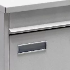 WILTEC Plaque De Couverture Du Porte-nom De La Boîte Aux Lettres 60x23 Mm Plaque De Rechange 57,5x20 Mm -Wiltec Boutique 24988983 2